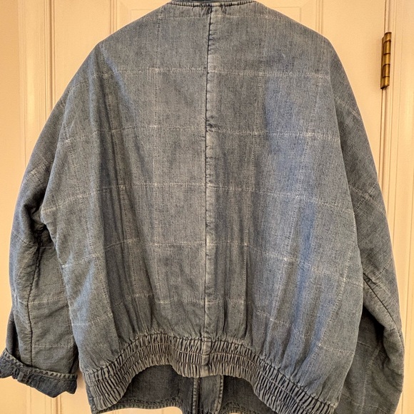 Free People Dolman Quilted Jean Jacket - Picture 4 of 4
